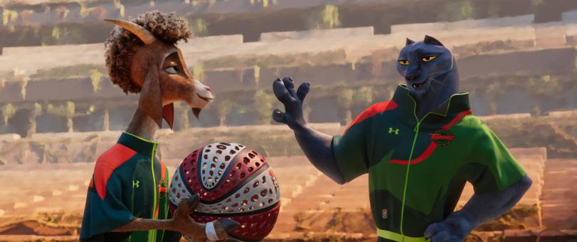 Will & Jett in Sony Pictures' G.O.A.T. – BOCK AUF GROSSE SPRÜNGE.  © 2025 CTMG, Inc. All Rights Reserved.
