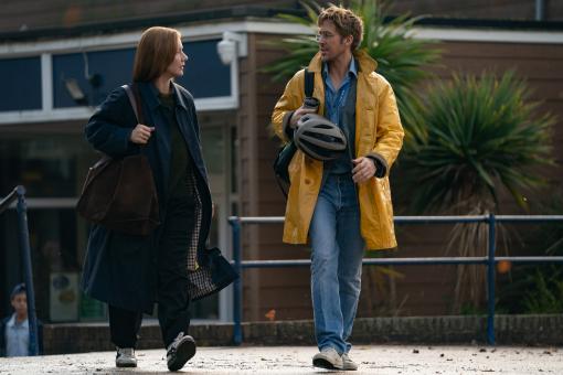 Sandra Hüller als Eva Stratt und Ryan Gosling als Ryland Grace in DER ASTRONAUT - PROJECT HAIL MARY, von Amazon MGM Studios. Photo credit: Jonathan Olley  © 2026 Amazon Content Services LLC. All Rights Reserved.